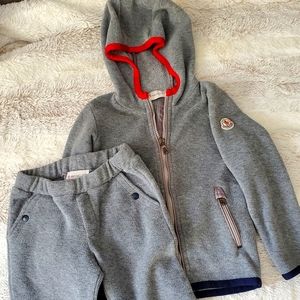 Moncler kids cardigan & pants set